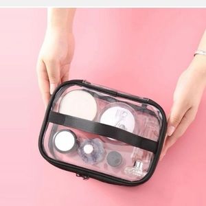 Clear cosmetic bags